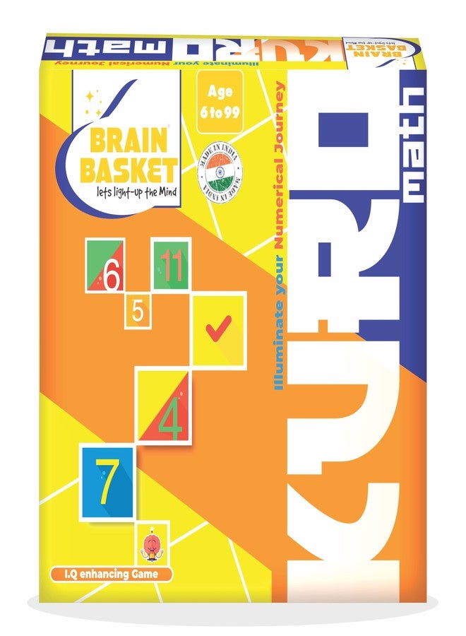 BRAIN BASKET Kuro Math Board Game for Kids & Adults Age 6+ | Educational Math Puzzle & Logic Game | Brain Teaser Board Game for Number Skills, Problem Solving & Family Play - Image 2